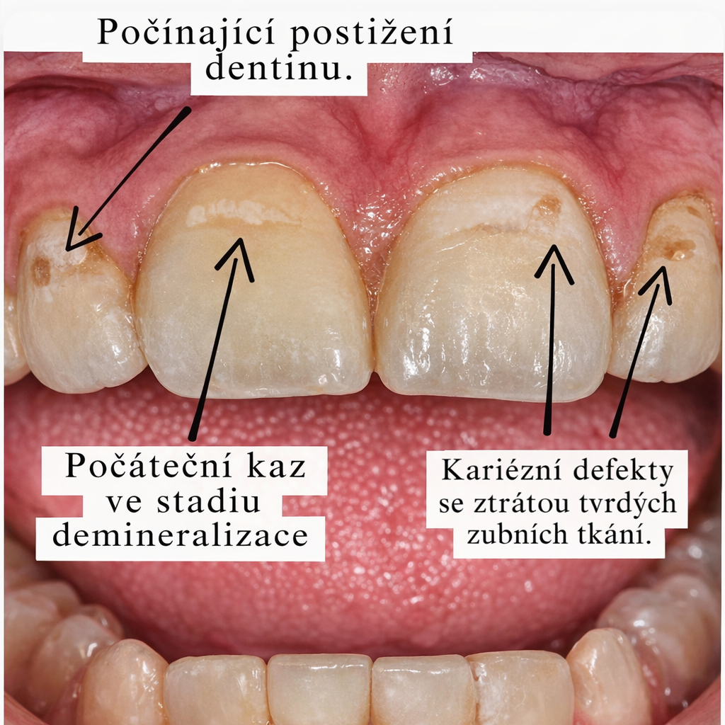 Stadia vývoje zubního kazu — Estoma Clinic
