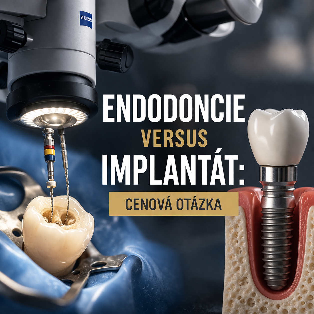 Mikroskopicka endodoncie: proc muze stat stejne nebo vice nez implantat