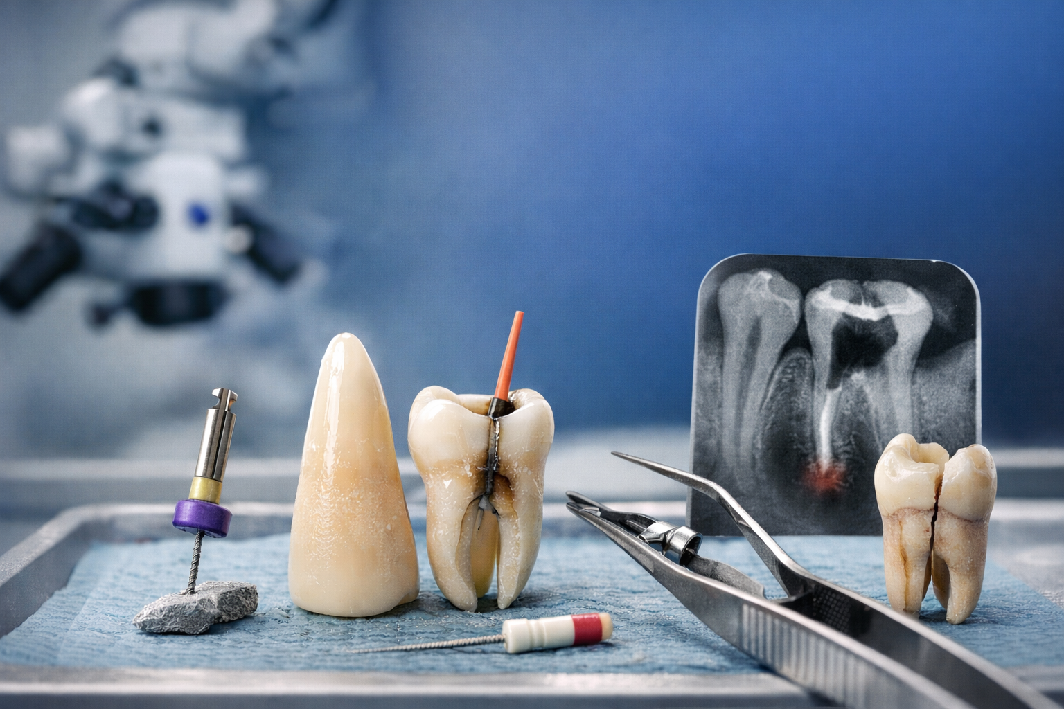 Komplikace endodontického ošetření na RTG snímku — Estoma Clinic