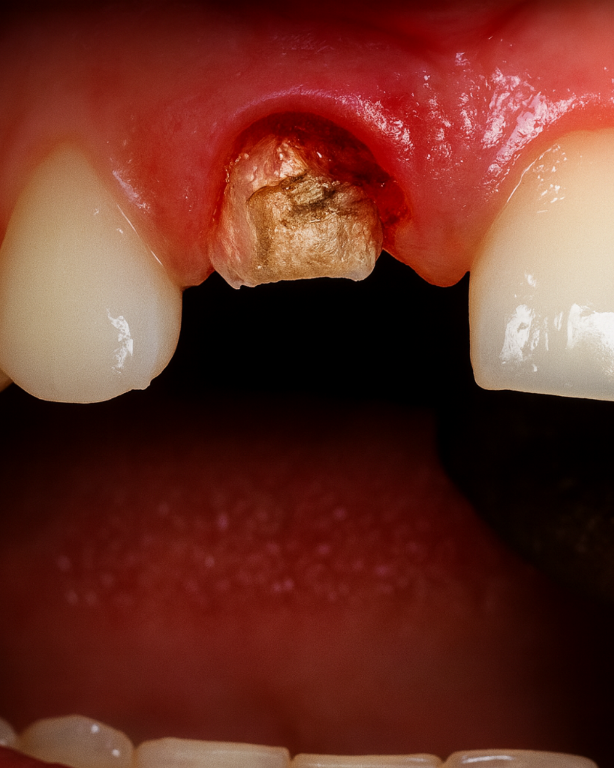 Vypadlá zubní korunka – co dělat — Estoma Clinic