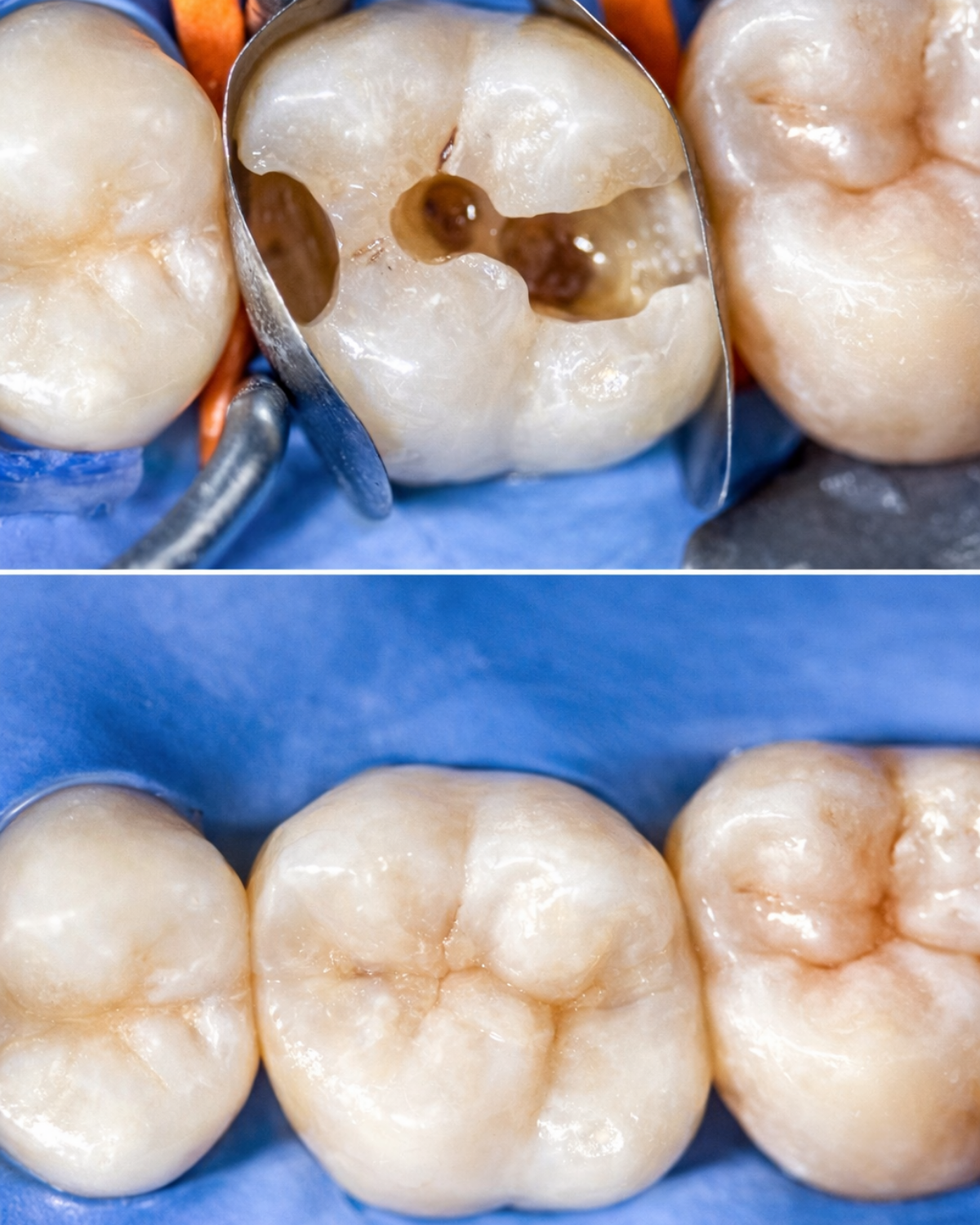 Sekundární kaz pod výplní mikroprůsak — Estoma Clinic