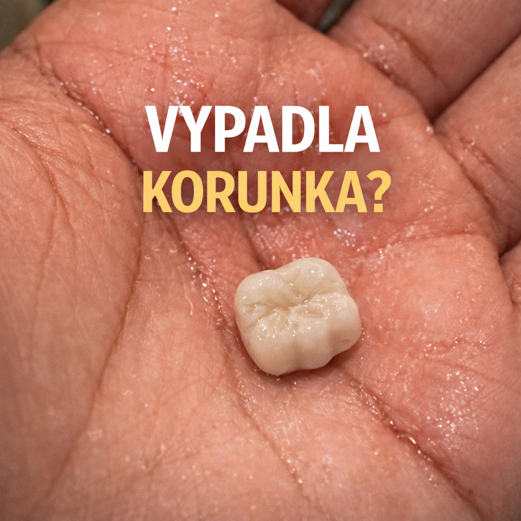Vypadla korunka nebo je pod ní kaz? Co dělat a čemu se vyhnout