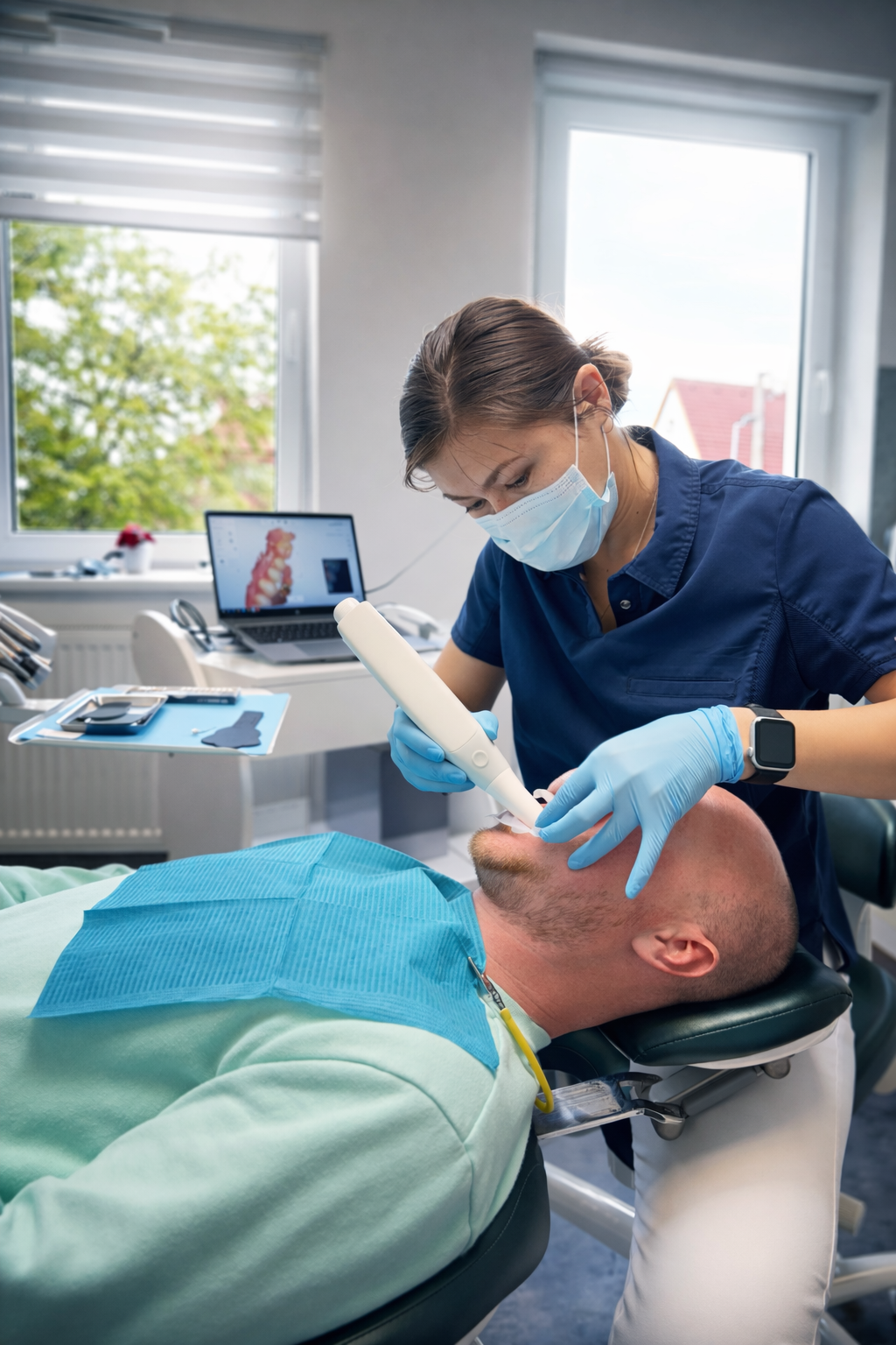 Průběh nasazení korunky — Estoma Clinic